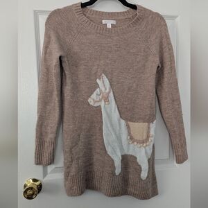 ❤️5 For $25❤️ Lauren Conrad Llama Sweater XS